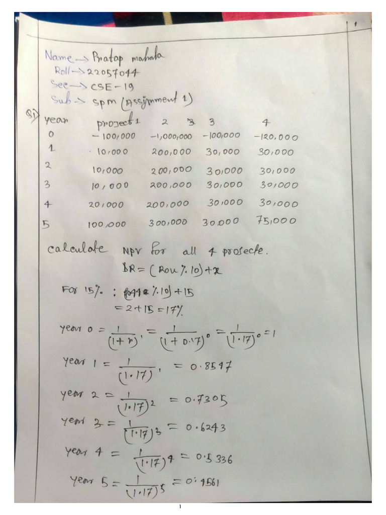 SPM Assignment | PDF