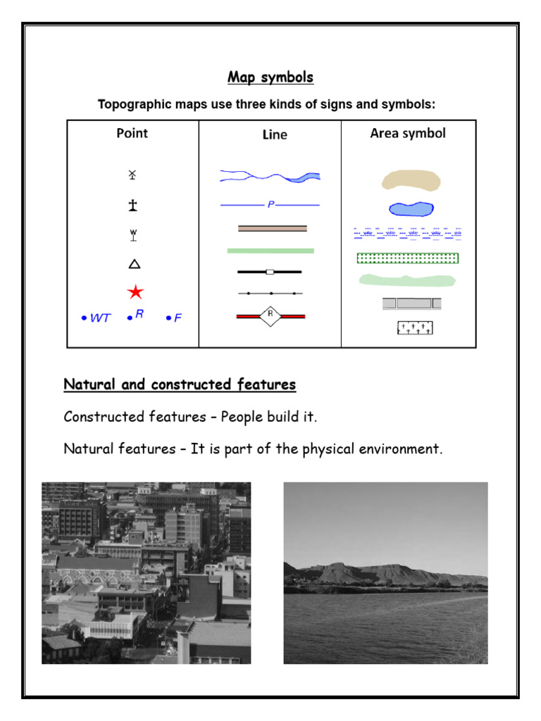 Grade 9 Eng Mapwork Notes | PDF | Contour Line | Topography