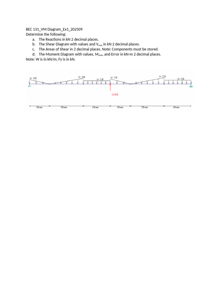 BEC 131 VM Diagram Ex1 202509 Word | PDF