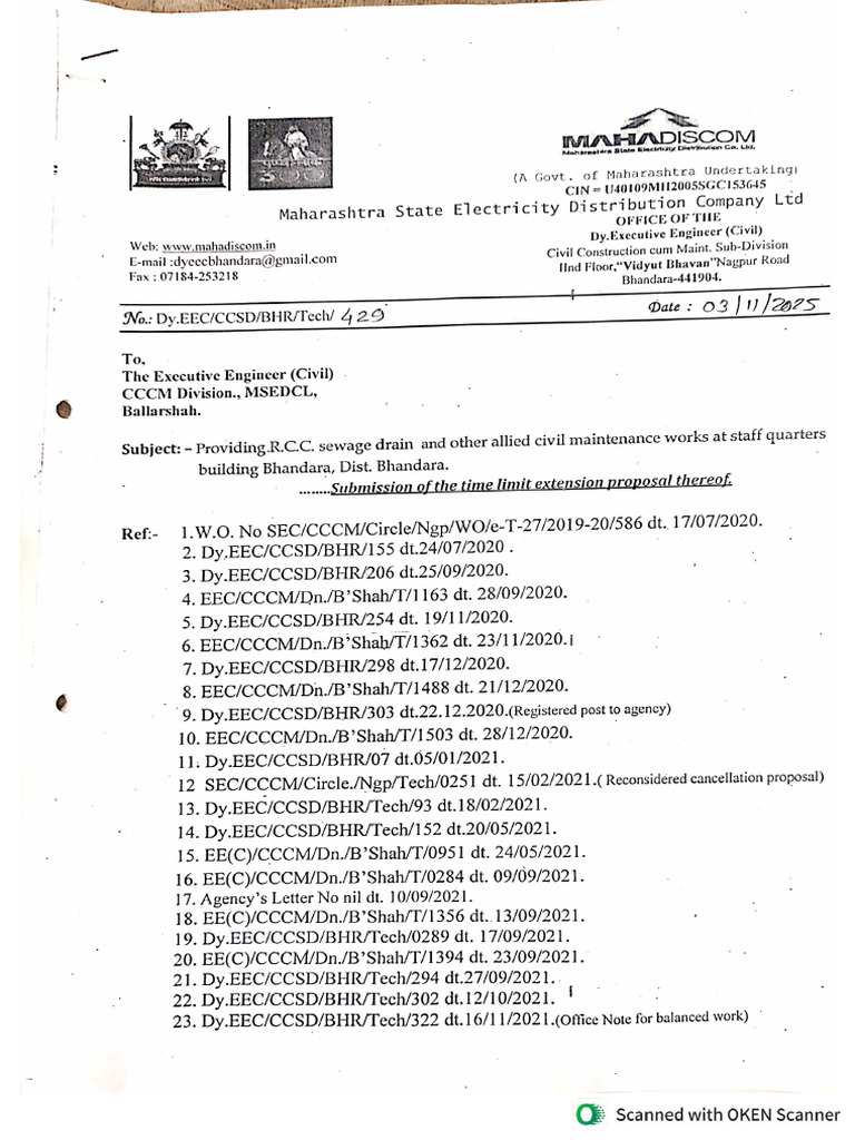 Ltr. no 429 | PDF