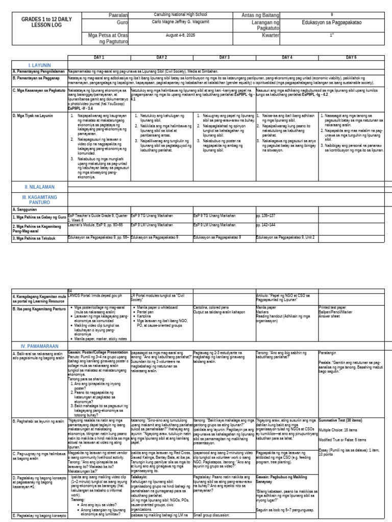 DLL - Week 7 | PDF