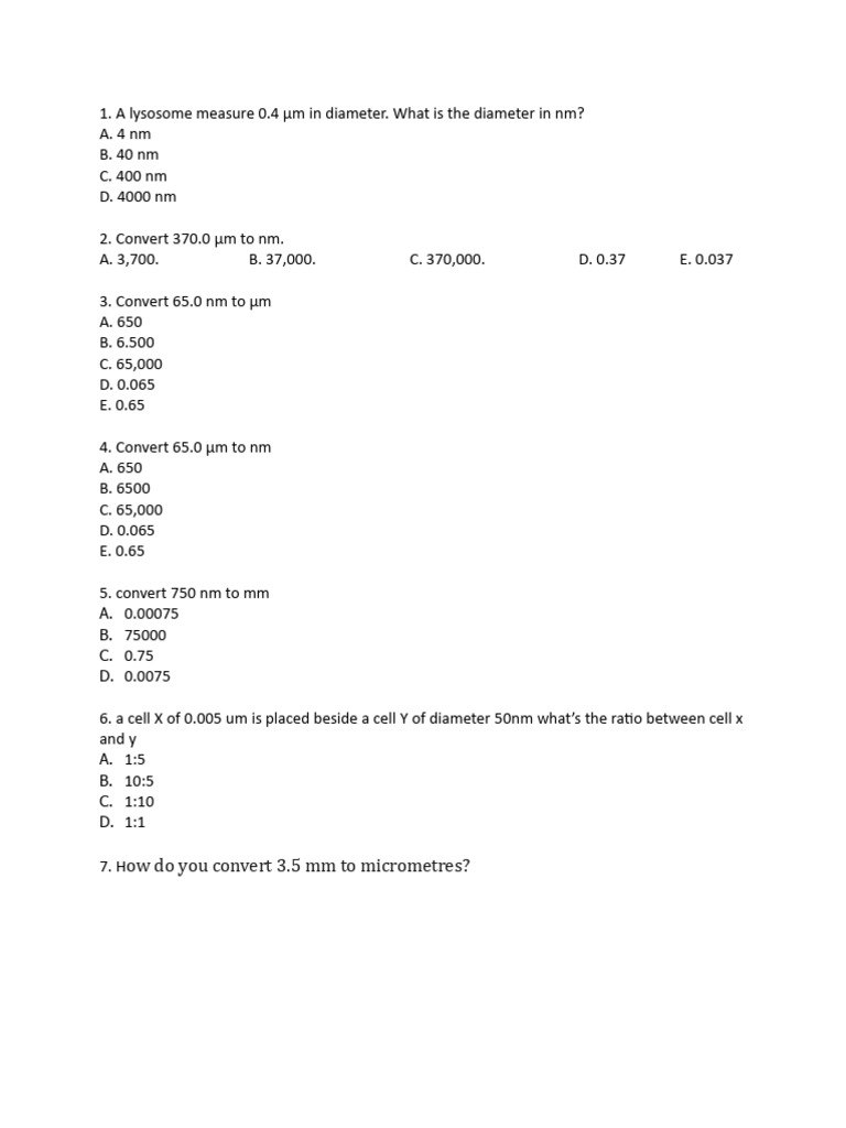 Conversions | PDF