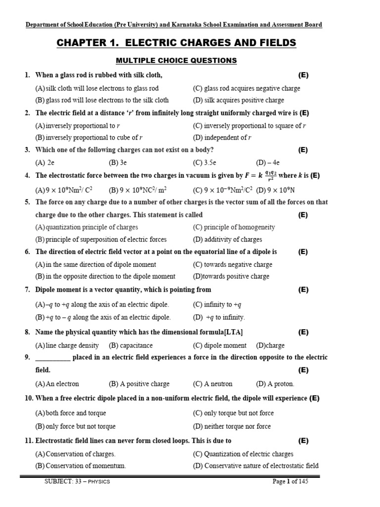 33 Physics QB KM 2025 26 | PDF | Electrical Resistivity And ...