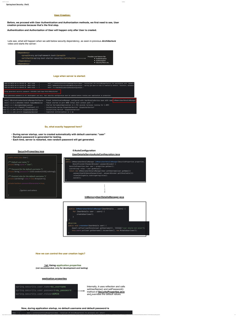 34. Security Part-2 SpringBoot (ConceptAndCoding) | PDF | Password ...