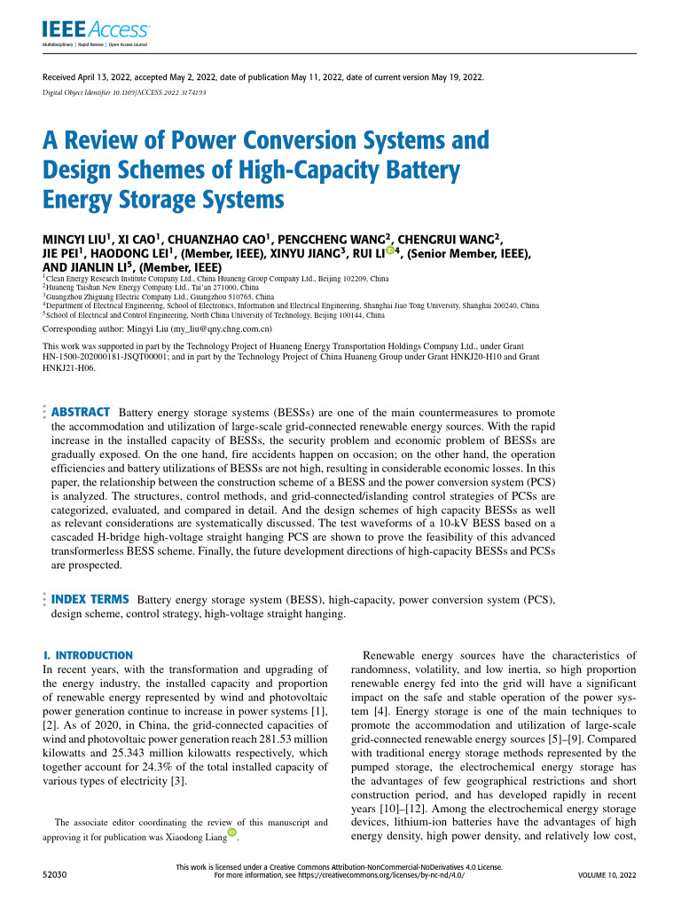 A Review of Power Conversion Systems and Design SC | PDF | Power ...