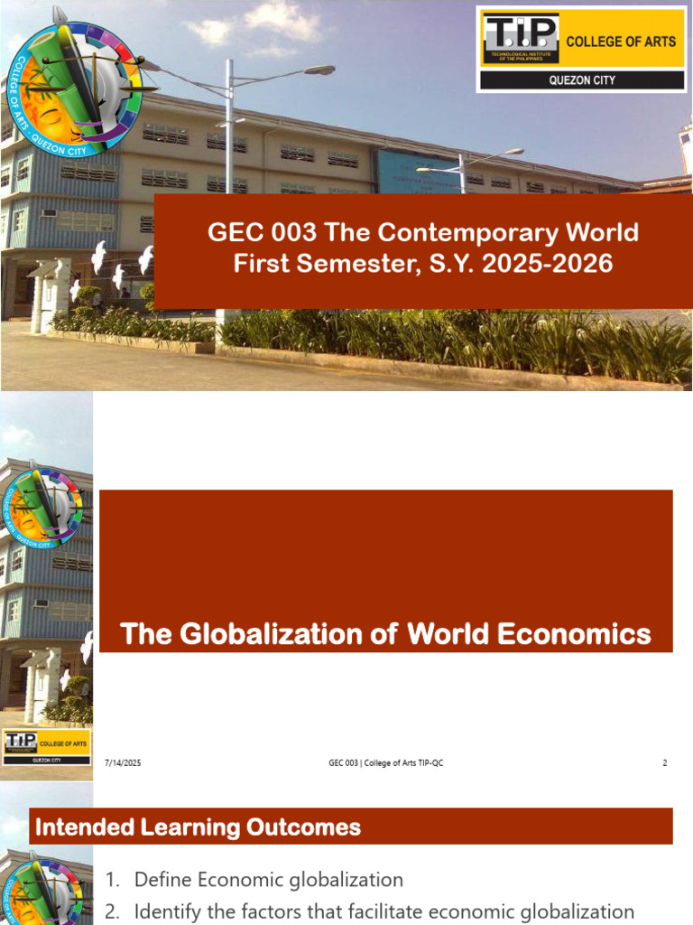 Module+2+and+3+the+Globalization+of+World+Economics | PDF | Bretton ...