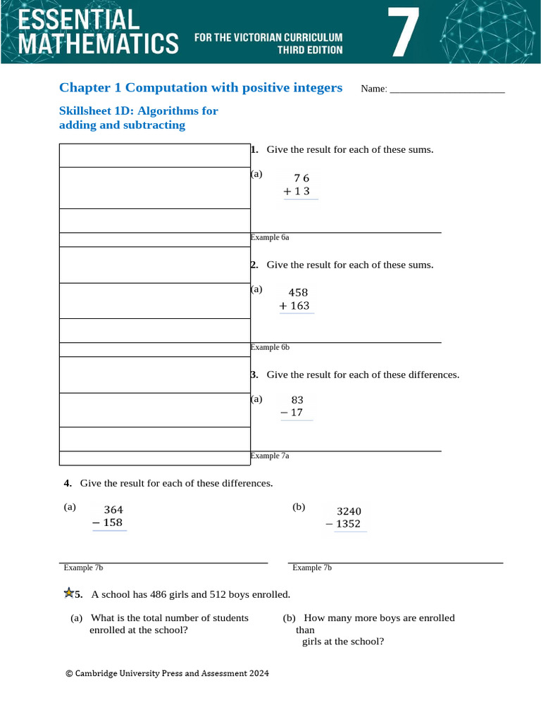 EMVIC7 4e Skillsheet-1D | PDF