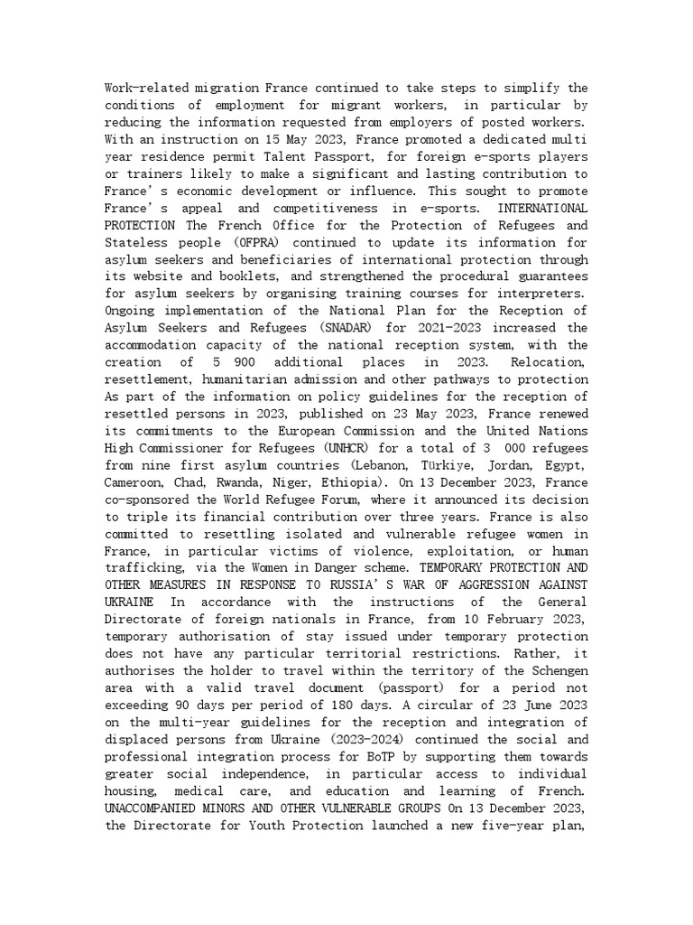 PPF | PDF | Refugee | United Nations High Commissioner For Refugees