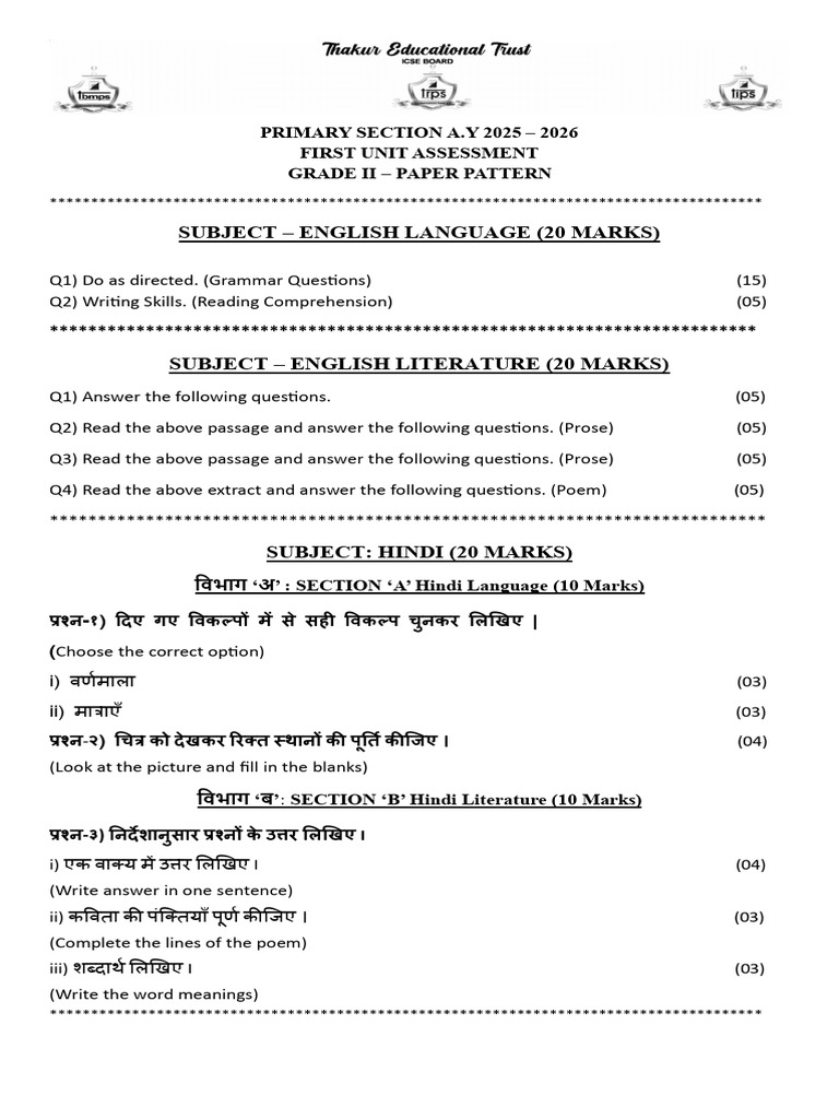 G2 (1st UT Paper Pattern) | PDF | Linguistics