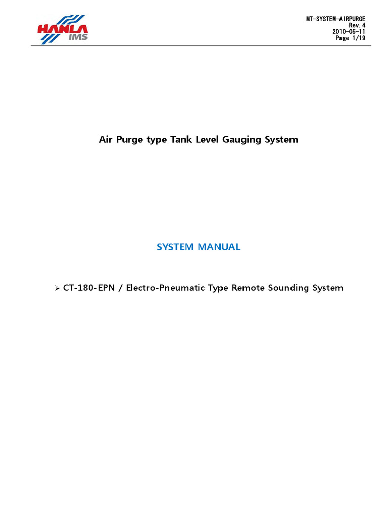 Manual Revised (Epn) | PDF | Valve | Calibration