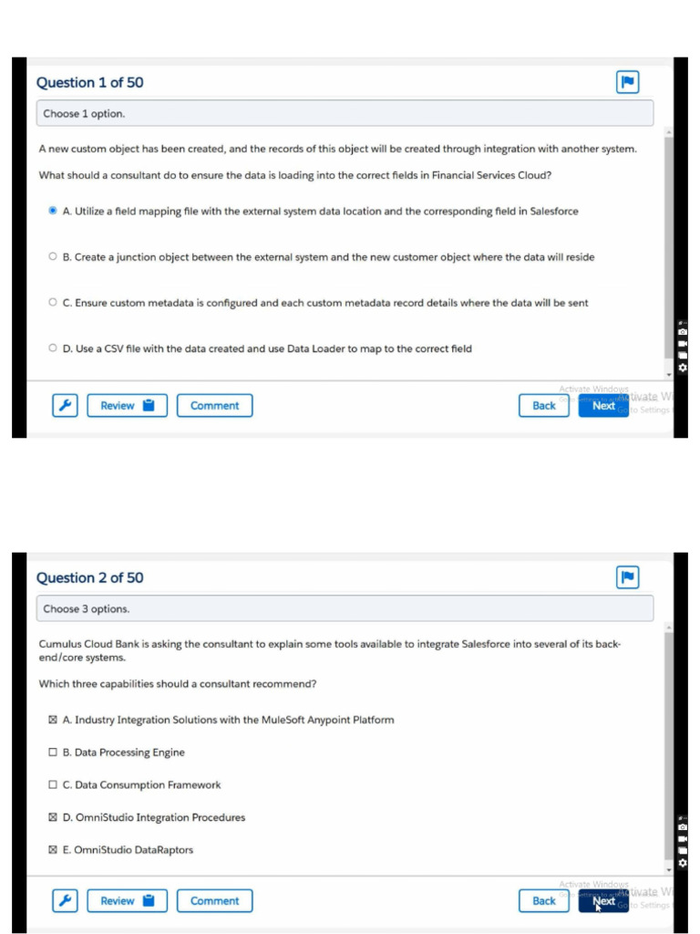 Salesforce Set 1-78 Practice Test | PDF