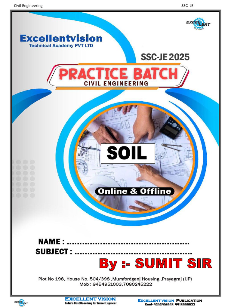 Excellent Vision: India's Best Coaching For Junior Engineer | PDF ...