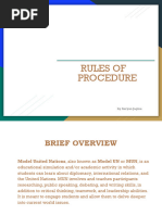MUN Rules and Session Types Explained | PDF | United States House Of ...