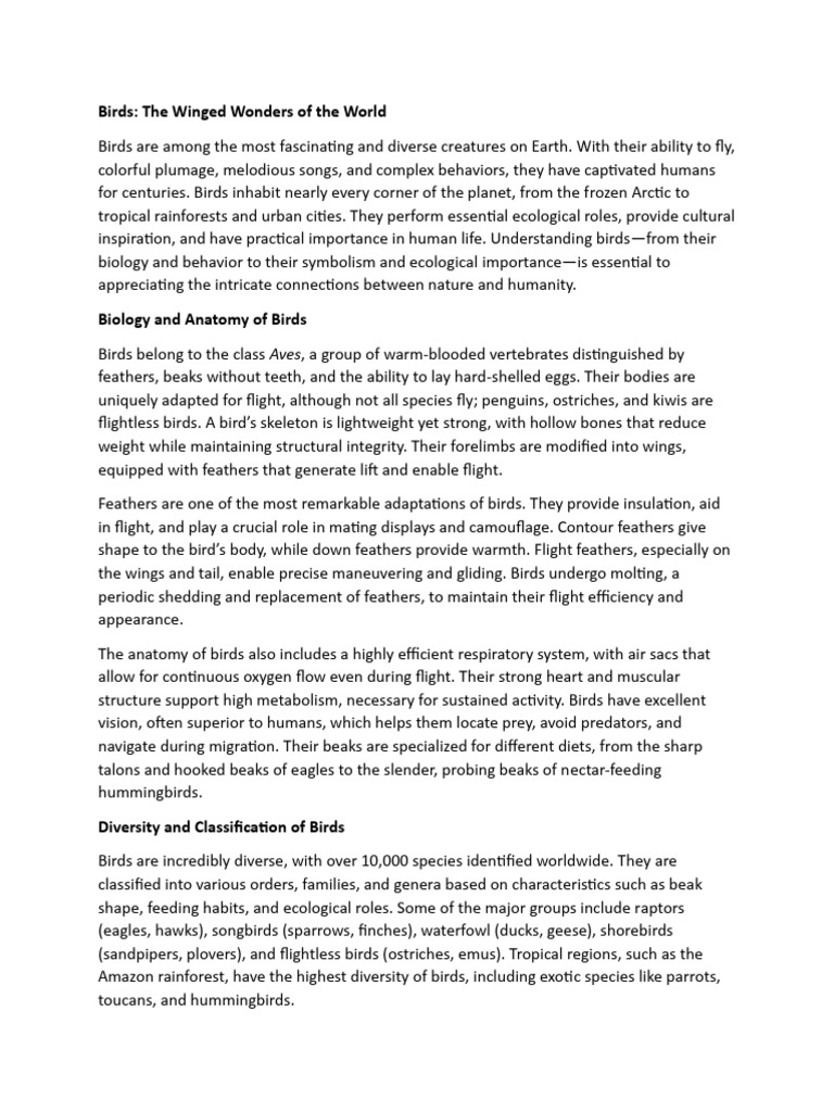6146365 | PDF | Birds | Feather