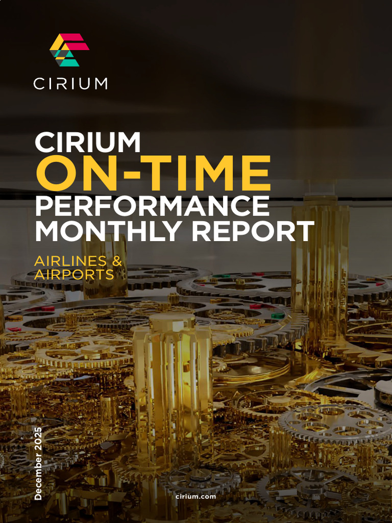 2025-12 Airlines & Airports Monthly On-Time Performance Report | PDF ...
