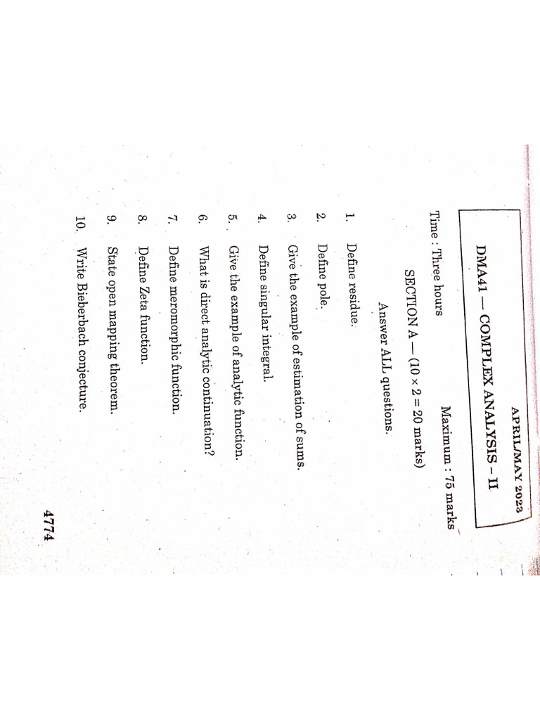 3rd sem qp | PDF