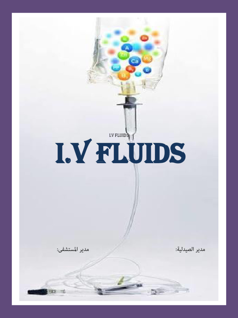 IV Fluids Final | PDF | Intravenous Therapy | Saline (Medicine)