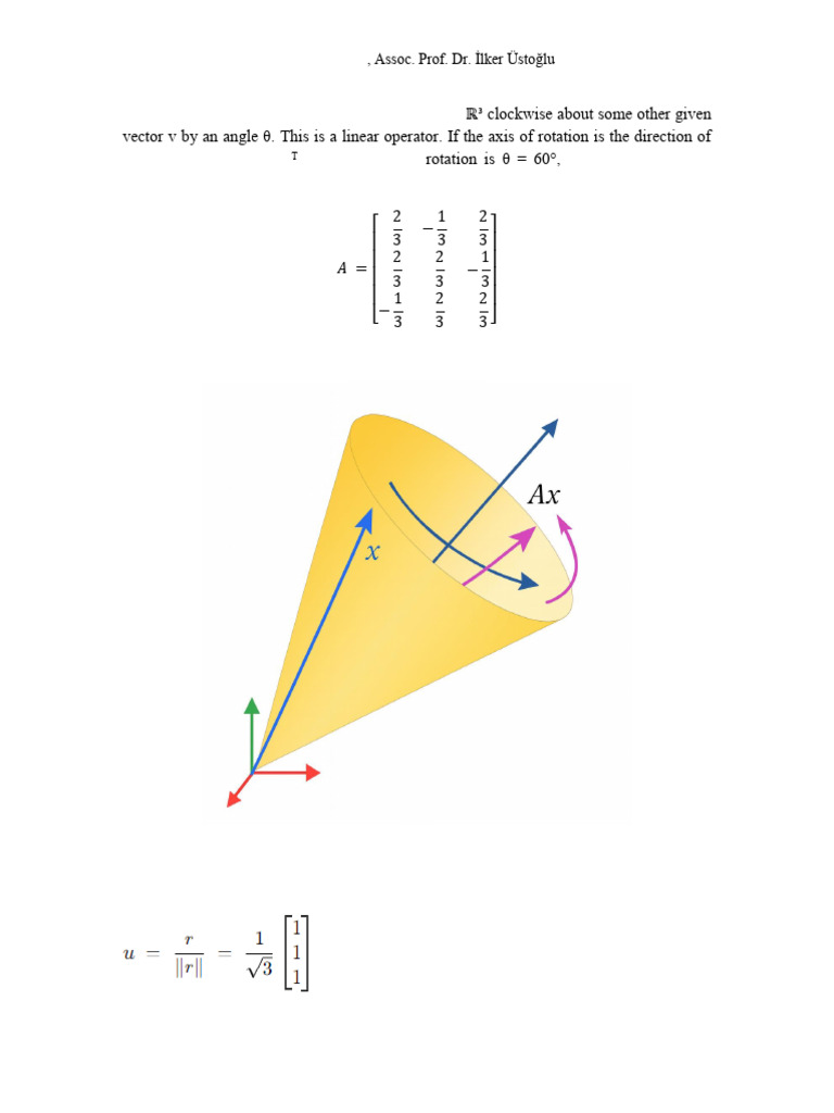 Rotation Complex Eigenvectors | PDF