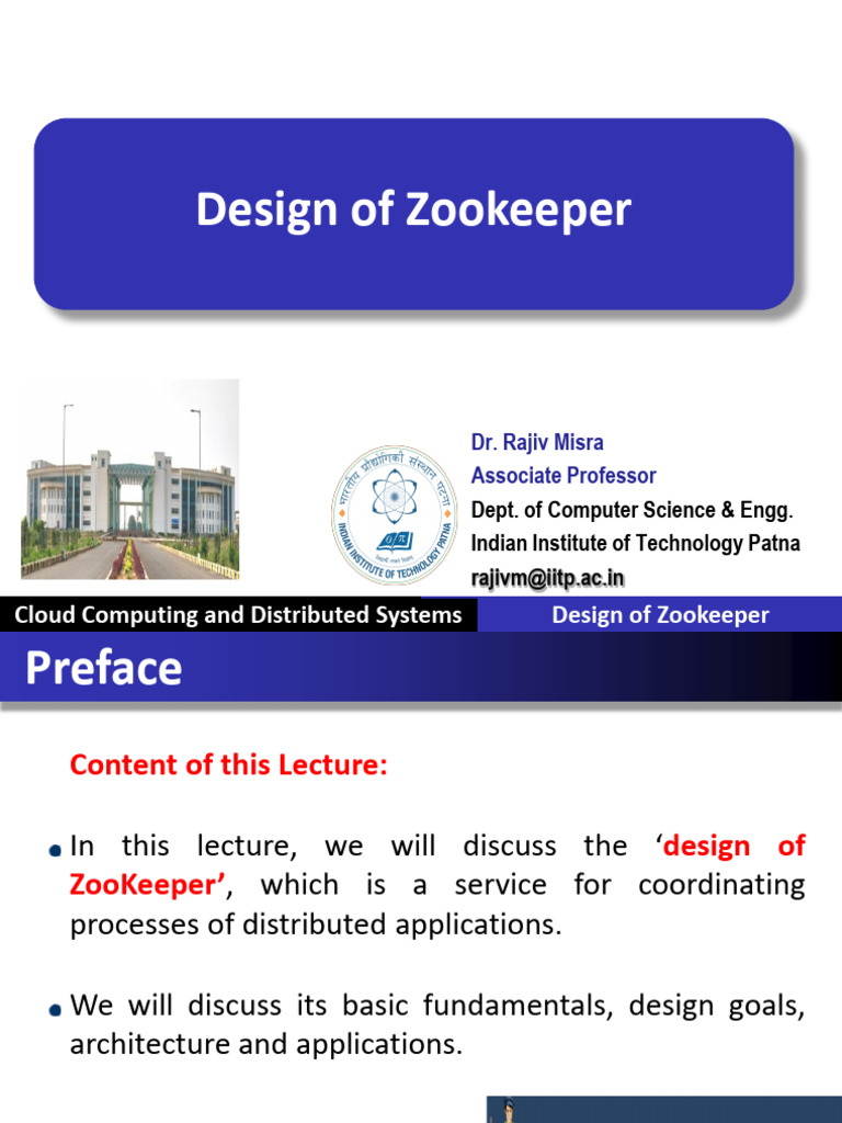 09. Lecture_Zookeeper | PDF | Distributed Computing | Server (Computing)