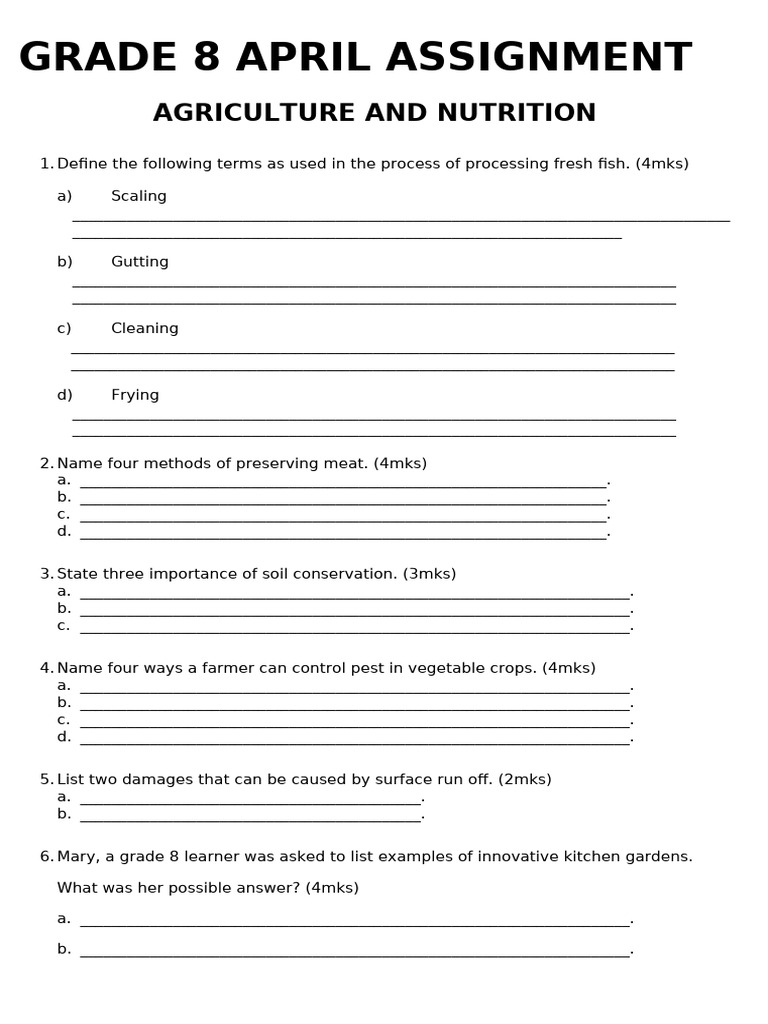Grade 8 Assignment Set 2 | PDF | Chemical Substances | Chemical Elements