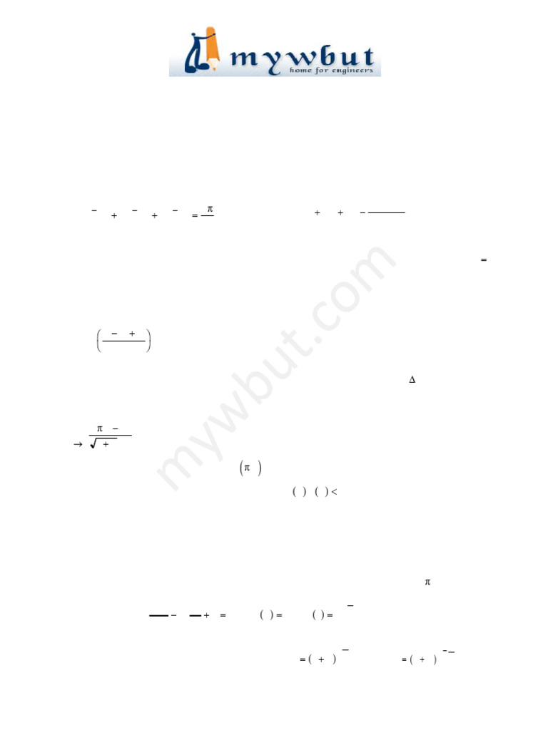 WBJEE2012 Mathematics Detailed Solution | PDF | Ellipse | Elementary ...