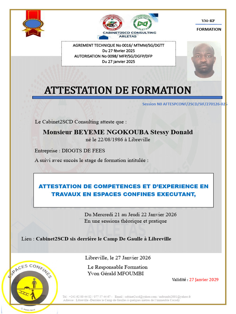 2scdarl-Atf-Esp Cpnf-Comeg - Beyeme Ngokouba Stessy Donald | PDF