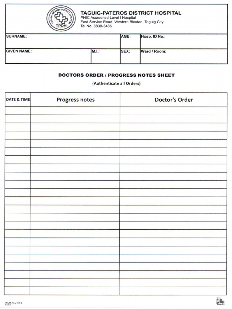 Doctors Order | PDF