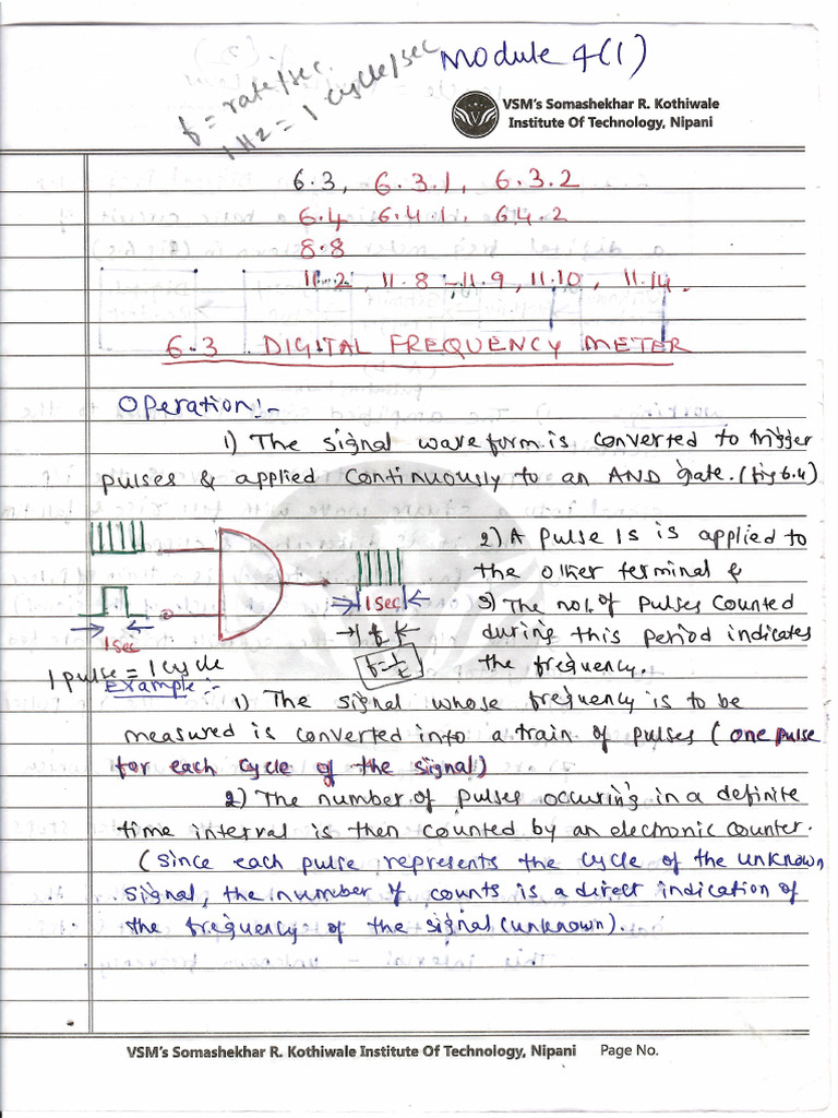 module-4-notes-on-digital-frequency-meters-institute-somashekhar (1) | PDF