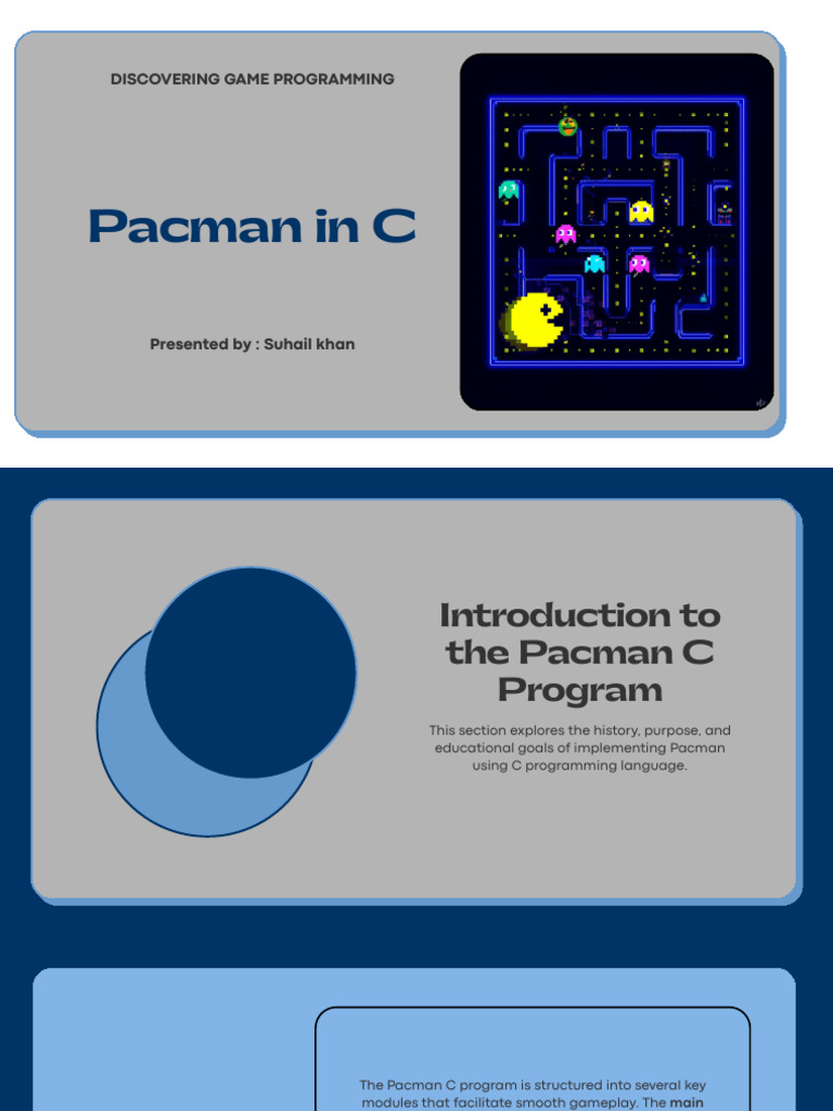 Presentation - Pacman in C | PDF | Computer Program | Programming