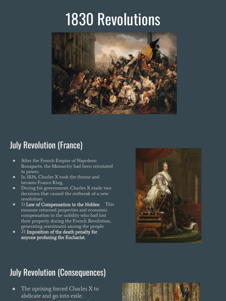 1830 Revolutions | PDF