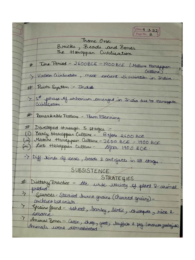 Ch1 History Notes | PDF