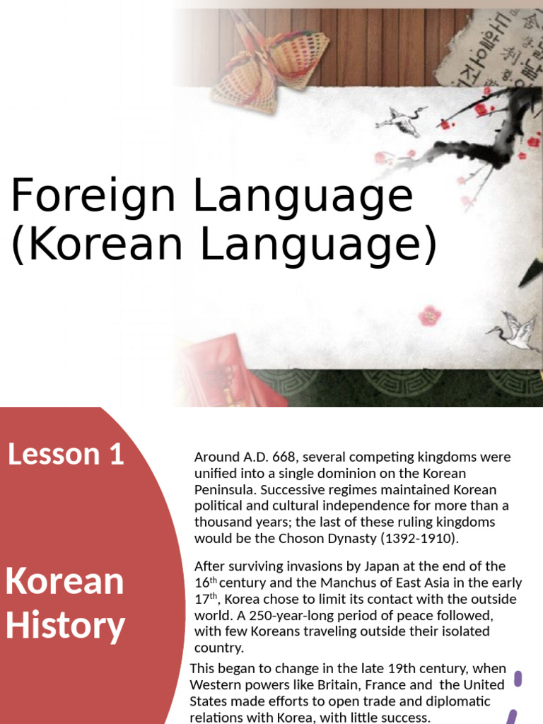 Lesson 1-3 | PDF | Korean Language | Consonant