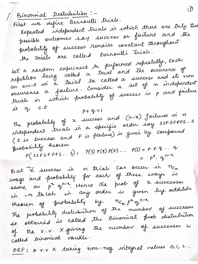 Binomial Distribution | PDF