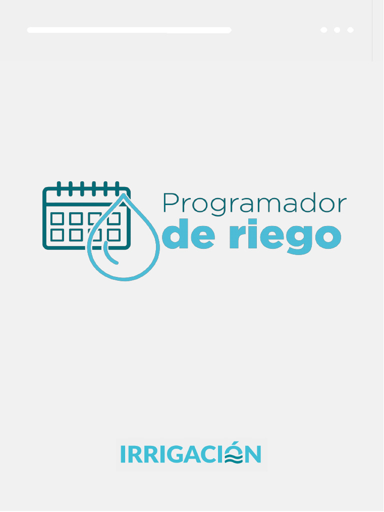 Instructivo Programador de Riego - IRRIGACIÓN | PDF ...