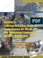 Kebijakan Nasional Pembangunan Air Minum Dan Penyehatan Lingkungan (AMPL) Berbasis Masyarakat. Media Informasi Air Minum Dan Penyehatan Lingkungan PERCIK Edisi Perdana Agustus 2003.