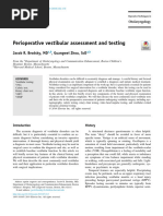 Oculomotor and VOR Assessment Guide | PDF | Vestibular System | Visual ...