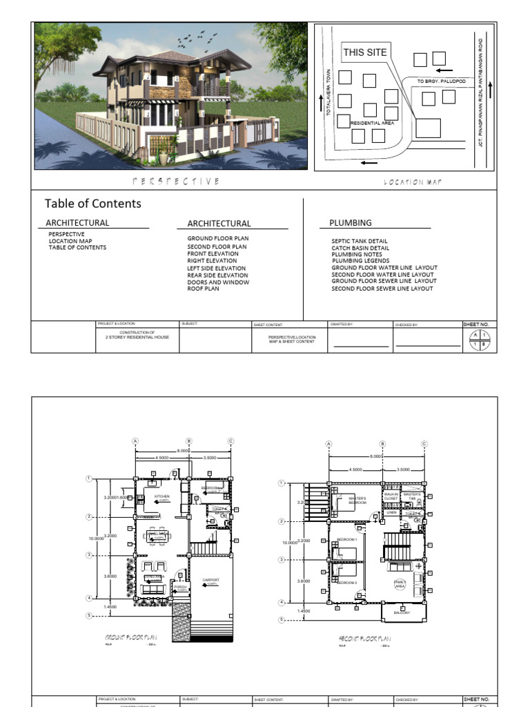 2sty House | PDF | Room | Home
