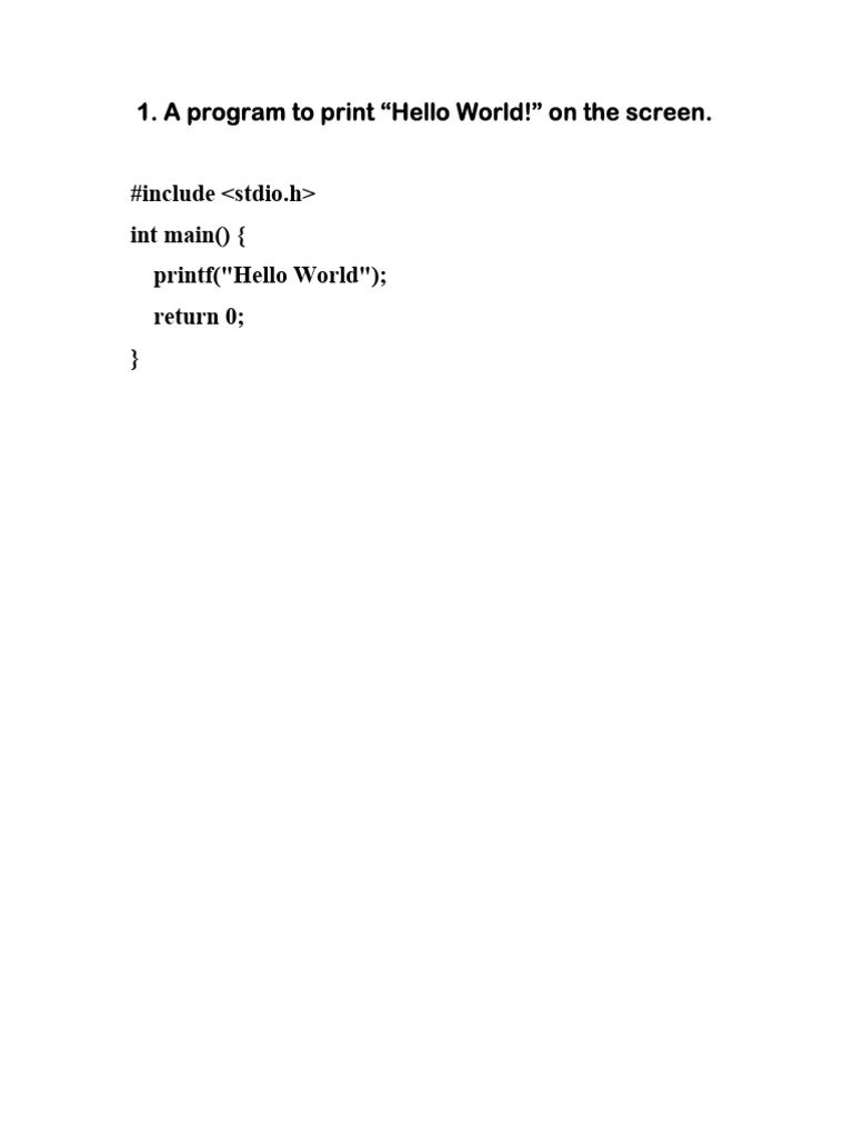 program 1 | PDF