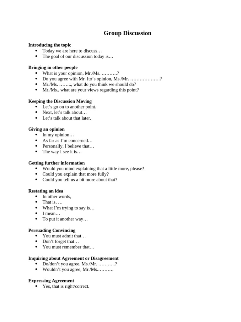 GD Phrases | PDF