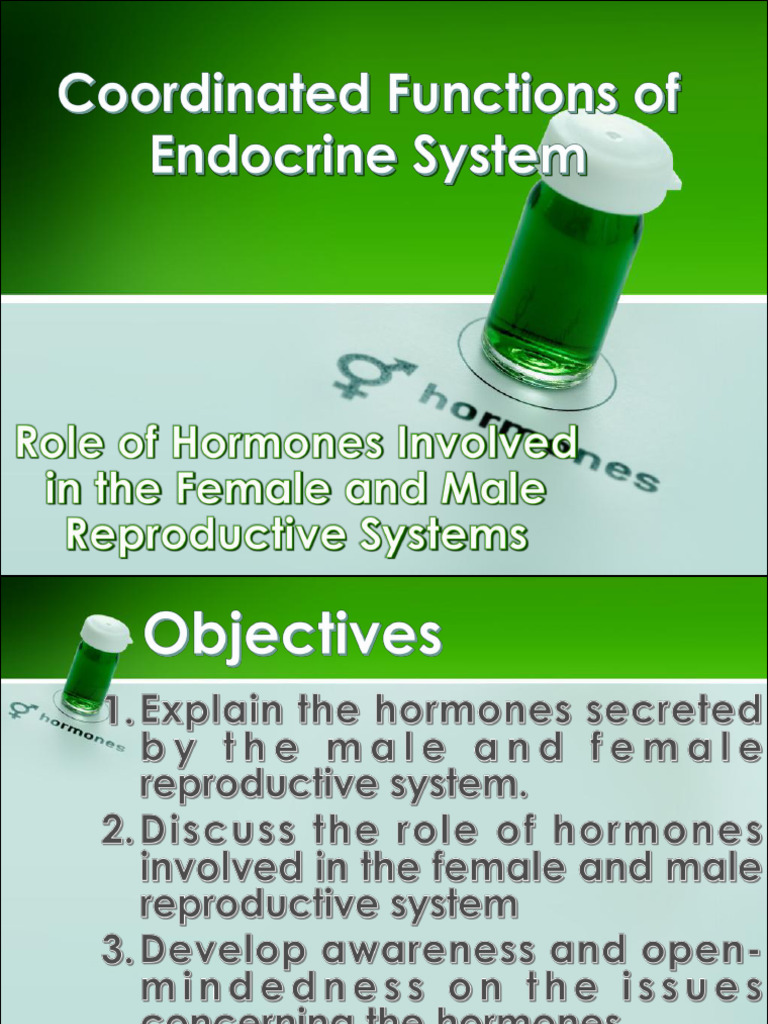 Role of Hormones in Male and Female RS | PDF | Menstrual Cycle ...