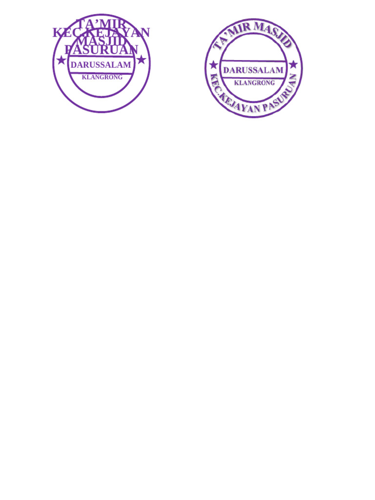Latihan Buat Stempel | PDF