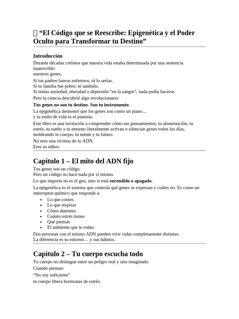 Epic Genetica - 2da Parte | PDF | Epigenética | Reparación de adn