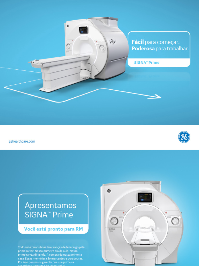 GEHC SIGNA Prime Intro Brochure | PDF | Interface de usuário ...
