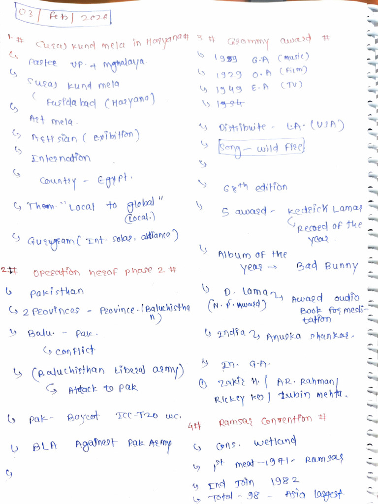 CA Notes 03 Feb 2026 | PDF