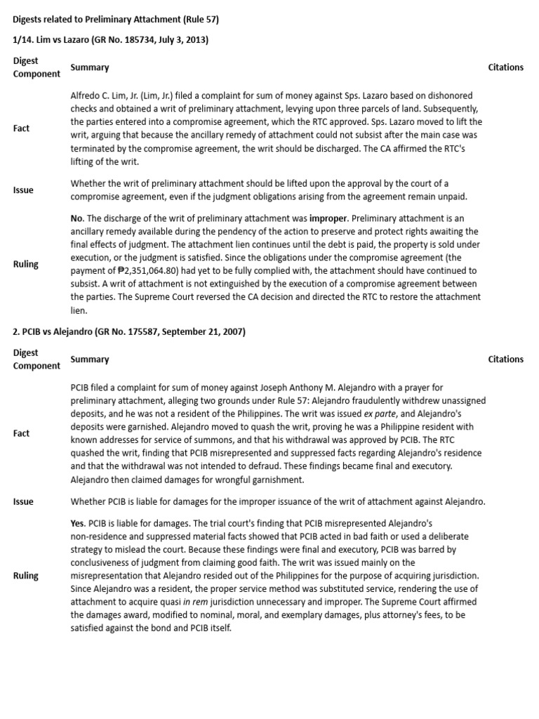 PROVISIONAL REMEDIES (Rule 57-Rule 61) | PDF | Injunction | Guarantee