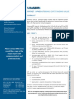 Australian Uranium Market Outlook