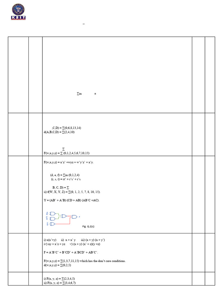 017 Module 1 Questions BCS302 | PDF | Logic Gate | Electronic Engineering