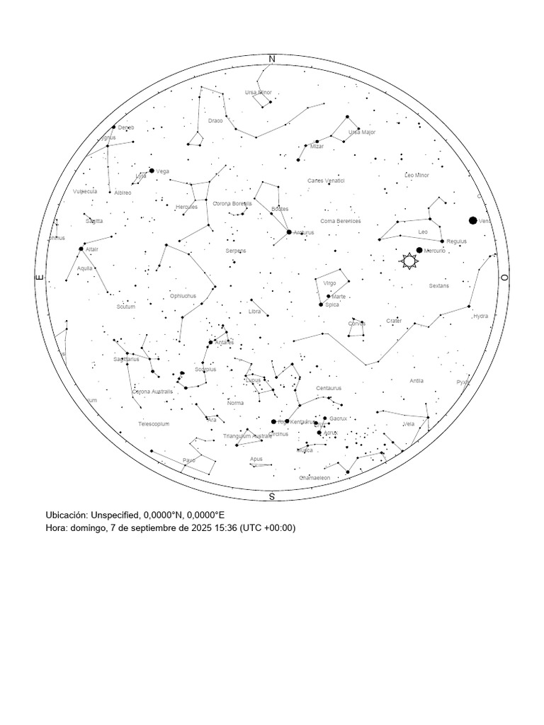 Sky Chart PDF | PDF | Sky Regions | Ptolemy