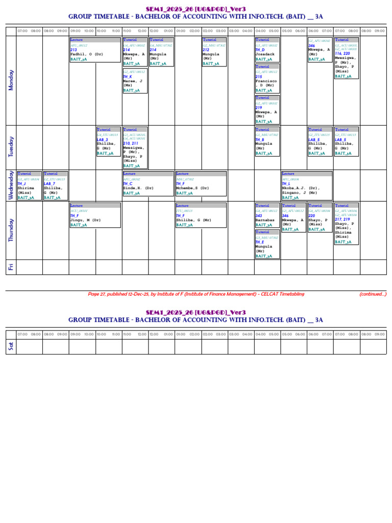 Draft 3 New Timetable - 20260120 - 181031 | PDF