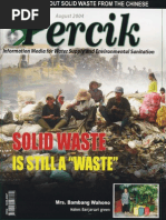 Indonesia Water Supply and Sanitation Magazine PERCIK August 2004. Solid Waste is Still a Waste